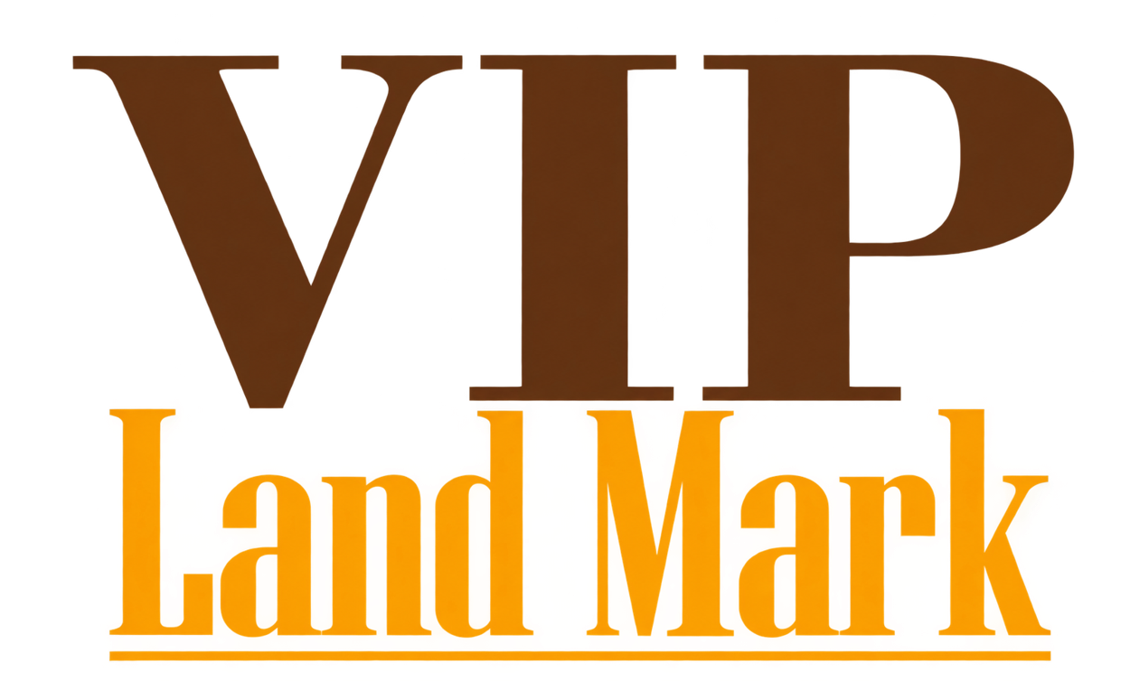VIP Land Mark residential plotted development logo